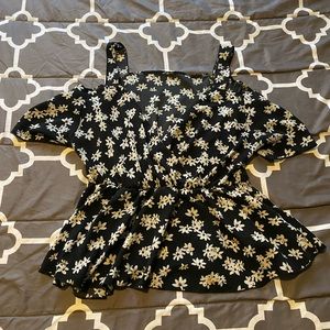 Floral off the shoulder top